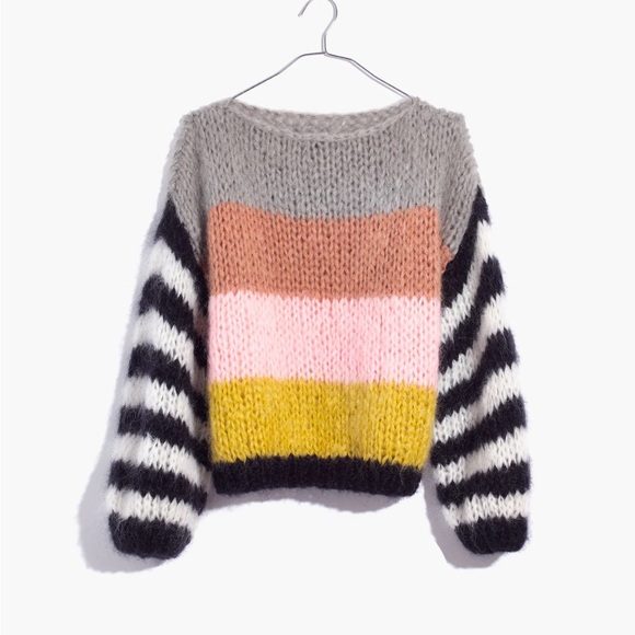 Madewell x Maiami Striped Big Sweater - Picture 3 of 7